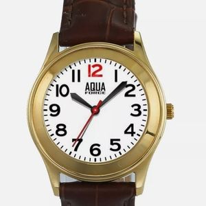 Aquaforce Ladies Easy Reader Nurses Watch Leather